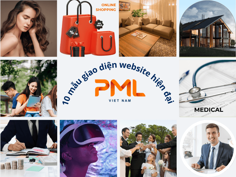 10 mẫu giao diện website hiện đại theo ngành nghề