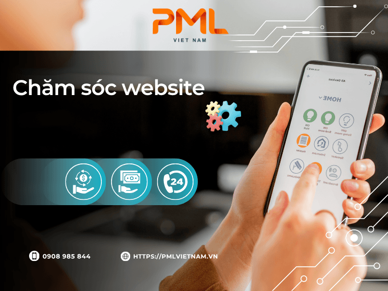 Dịch vụ chăm sóc website tại PML Vietnam