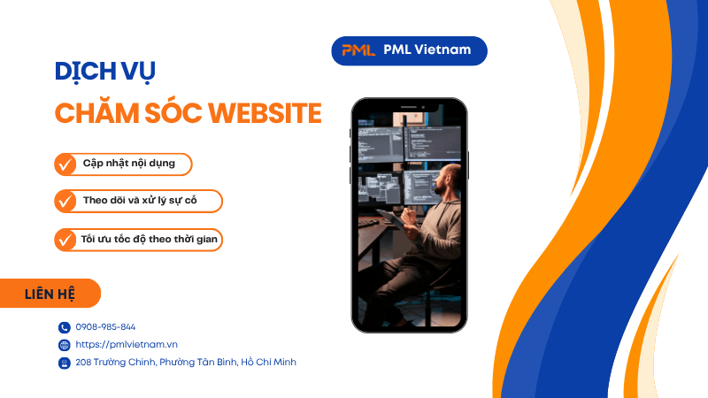 PML Vietnam đồng hành chăm sóc và vận hành website